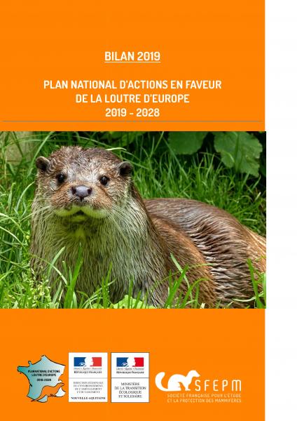 Couverture du bilan PNA Loutre 2019 Couverture du bilan PNA Loutre 2019