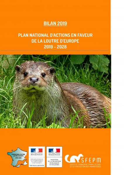 Couverture du bilan PNA Loutre 2019